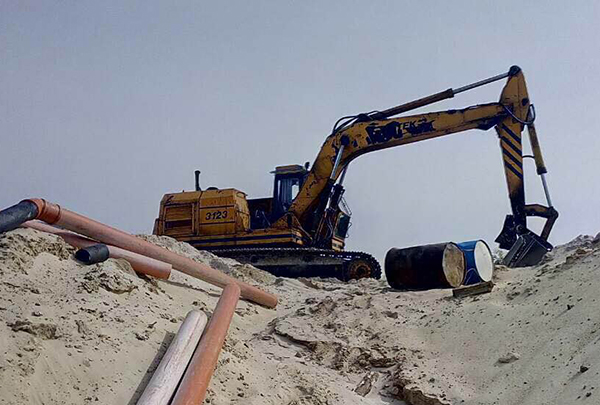 На Костопільщині припинено незаконний видобуток піску