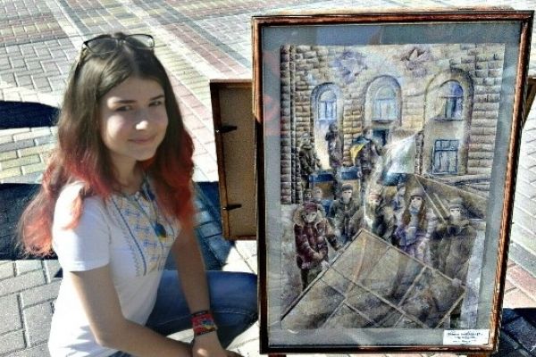 Рівненська школярка кинула виклик самому Мікеланджело