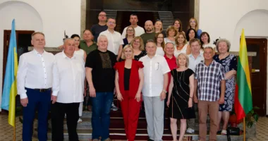 У палаці князів Любомирських Дубенського замку було зафіксовано ще один історичний момент нерозривної дружби та щирих добросусідських стосунків між двома вільнолюбними державами Європи – відкриття банерної виставки «Палац Великих князів Литовських у Вільнюсі: історичне поєднання Литви та України»