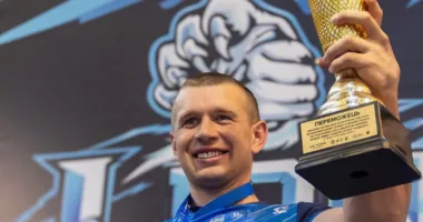 Працівник транспортного цеху філії «ВП ХАЕС», армрестлер Олег Жох здобув чергову спортивну перемогу – «Кубок Лева»
