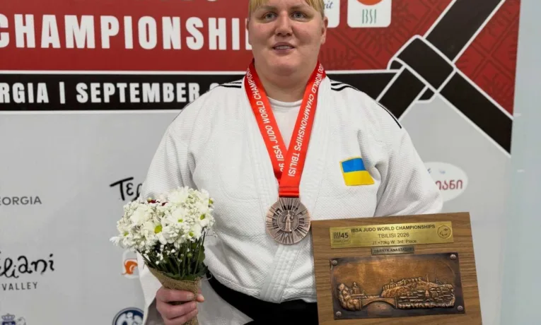 «Бронзу» чемпіонату світу з пара дзюдо виборола спортсменка з Рівненщини